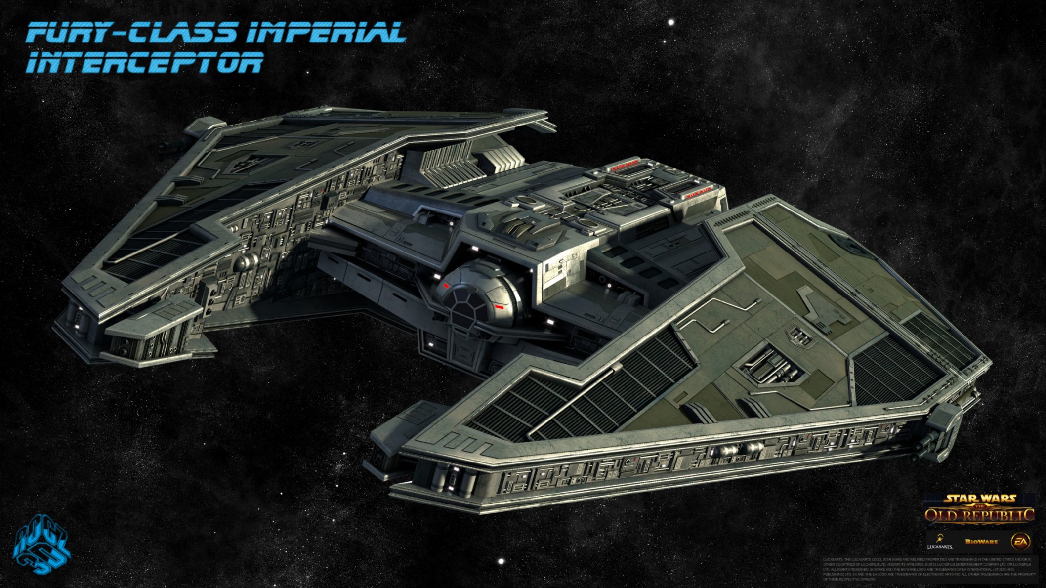 Fury Class Imperial Interceptor - Star Wars Fury-class Imperial interceptor - HelloBricks 